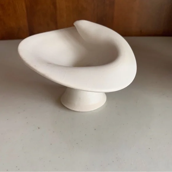 Set of 3 Calla Lily Tapered Candle Holders Studio Artist Pottery signed - Picture 9 of 10